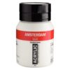 AMSTERDAM ACRYL 500ML BLANC TITANE