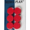 AIMANT 25MM ROUGE PAR 6 ROND 012191