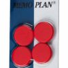 AIMANT 30MM ROUGE PAR 4