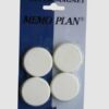 AIMANT 30MM BLANC PAR 4