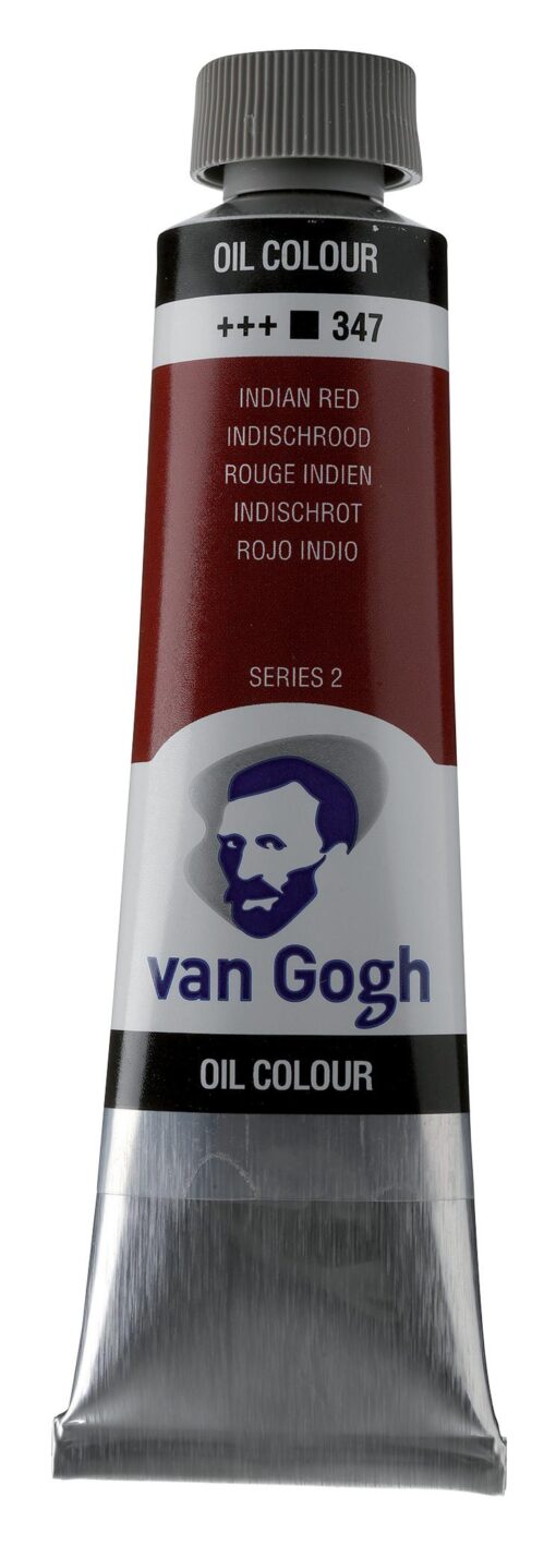 COUL A L'HUILE 40ML ROUGE INDIEN - VAN GOGH - COULEUR A L'HUILE