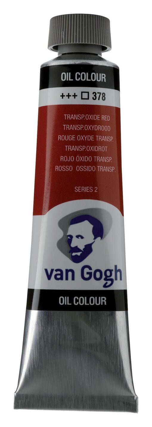 COUL A L'HUILE 40ML ROUGE OXYDE TRANSP - VAN GOGH - COULEUR A L'HUILE
