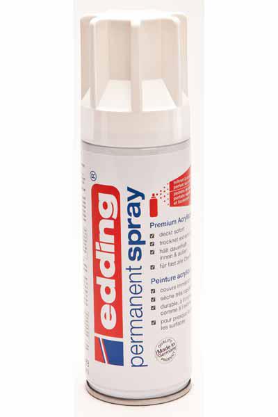 SPRAY EDDING BLANC TRAFIC GLOS PEINTURE ACRYLIQUE EN SPRAY