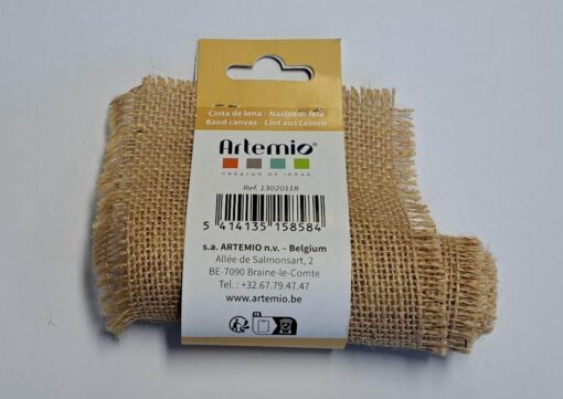 RUBAN TOILE 10CM X 1M NATUREL