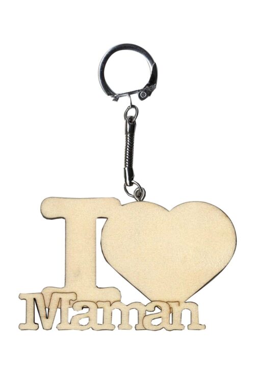 PORTE CLEFS J'AIME MAMAN