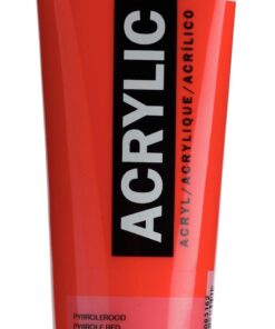 AAC 120ML ROUGE PYRROLE - ACRYLIQUE AMSTERDAM - GOUACHE