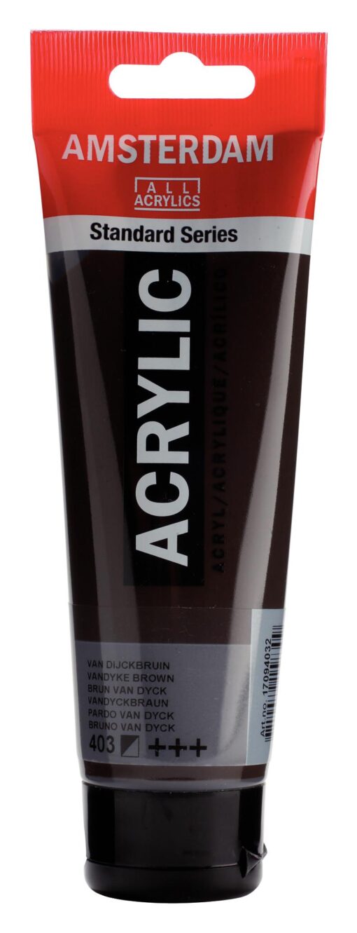 AAC 120ML BRUN VAN DYCK - ACRYLIQUE AMSTERDAM - GOUACHE