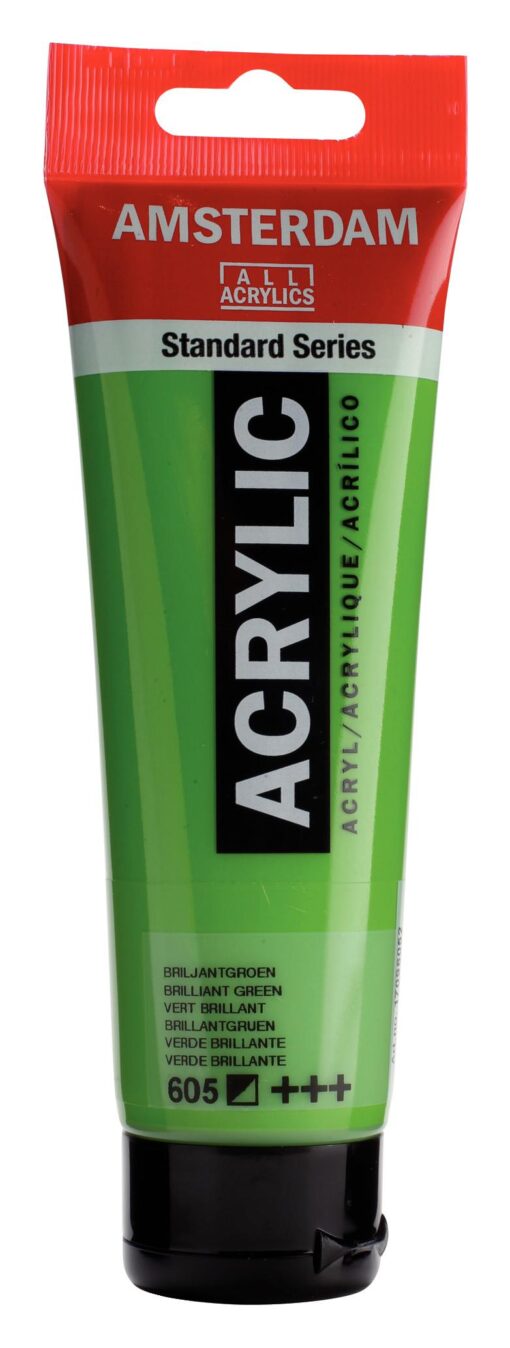AAC 120ML VERT BRILLANT - ACRYLIQUE AMSTERDAM - GOUACHE