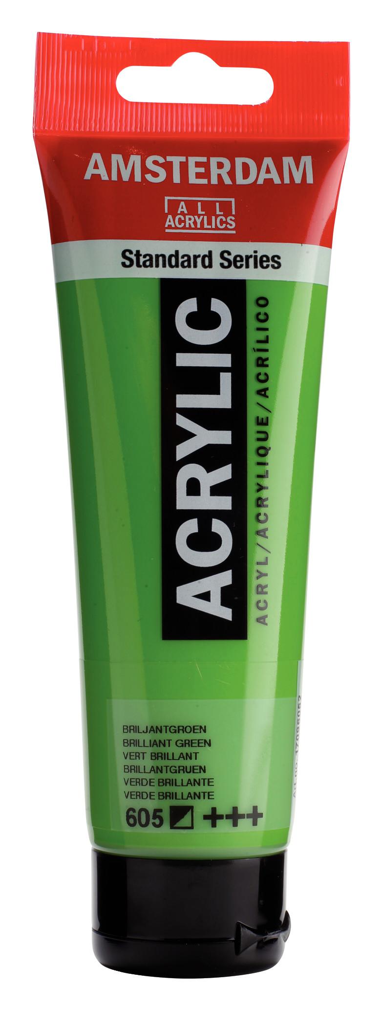 AAC 120ML VERT BRILLANT - ACRYLIQUE AMSTERDAM - GOUACHE