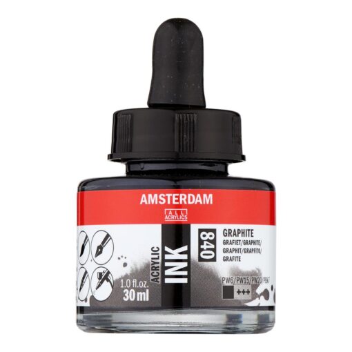 ENCRE ACRYL GRAPHITE 30ML AMSTERDAM ACRYLIQUE