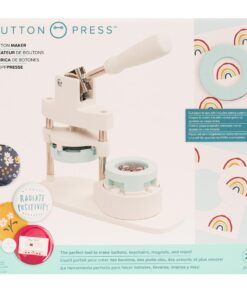 BUTTON PRESS - CREATEUR DE BOUTONS - OUTIL POUR CREER DES PORTE CLES, AIMANTS ETC
