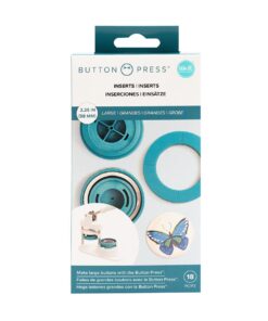BUTTON PRESS - INSERTS INTER- CHANGEABLES POUR BUTTON PRESS INCLUS PIECES POUR 5 BOUTONS