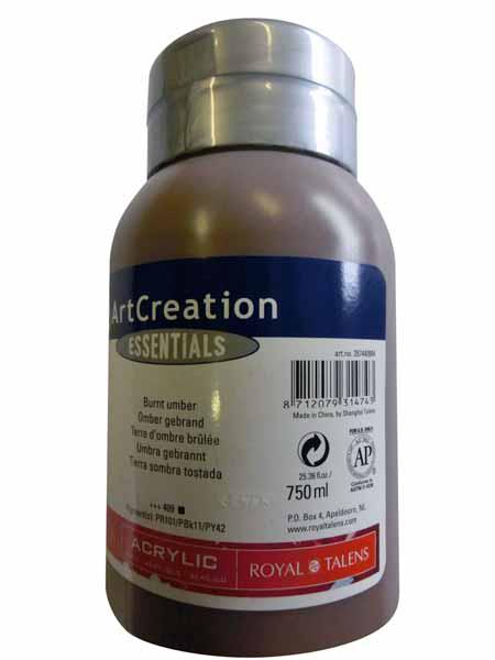 TALENS ACRYLIQUE 750ML OMBRE GOUACHE ACRYLIQUE