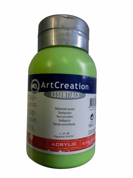 TALENS ACRYLIQUE 750ML VERT GOUACHE ACRYLIQUE