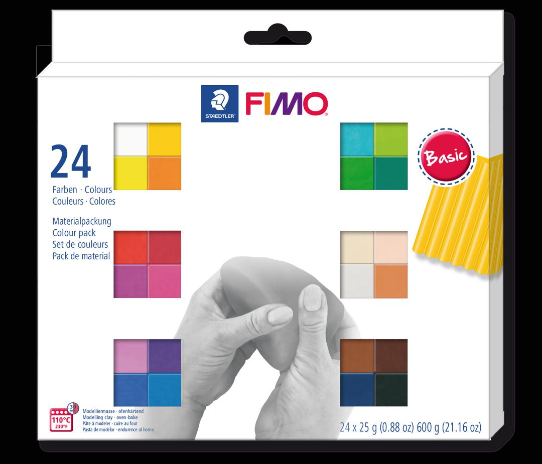 FIMO SOFT SET 24 BLOCS 25G PATE A MODELER STAEDTLER