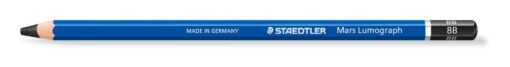 CRAYON MARS LUMOGRAPH 8B STAEDTLER - BOITE DE 12 TECHNIQUE - TRES HAUTE QUALITE