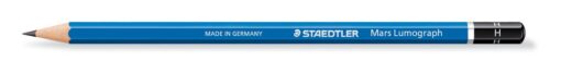 CRAYON MARS LUMOGRAPH H STAEDTLER - BOITE DE 12 TECHNIQUE - TRES HAUTE QUALITE
