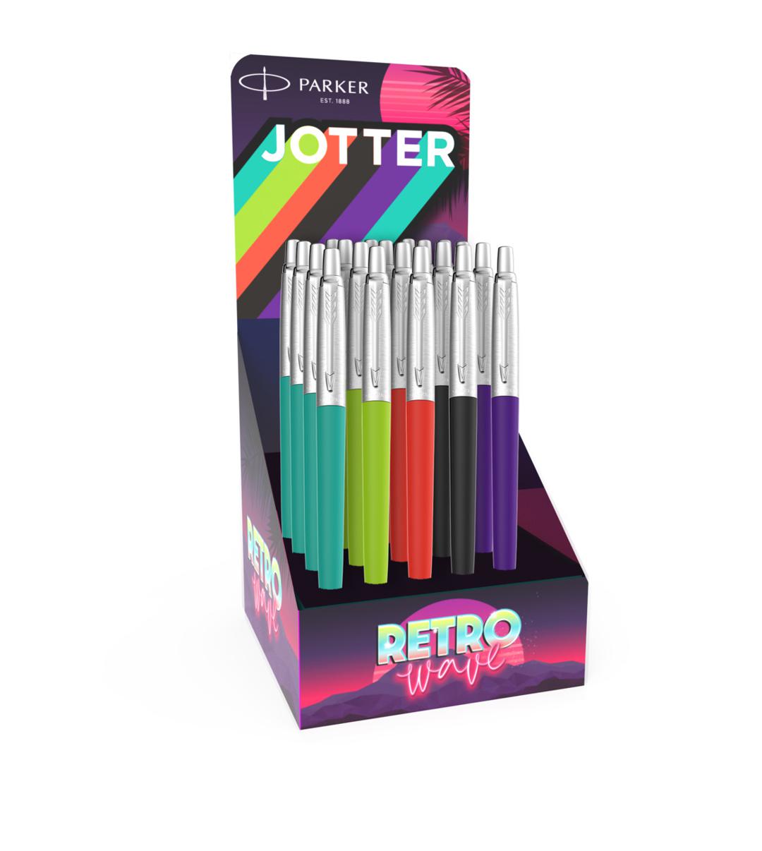 DISPLAY 20 BILLE JOTTER RETRO 80 - PARKER - STYLO BILLE 2195825