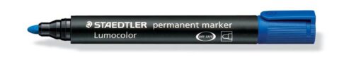 LUMOCOLOR BLEU OGIVE PERMANENT POINTE OGIVE STAEDTLER DRYSAFE MARQUEUR