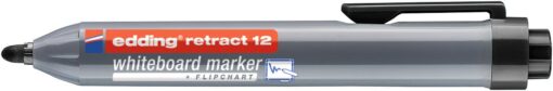 FEUTRE RETRA TABLEAU BLANC NR EDDING - 1.5-3MM - E-12 RETRACTABLE NOIR