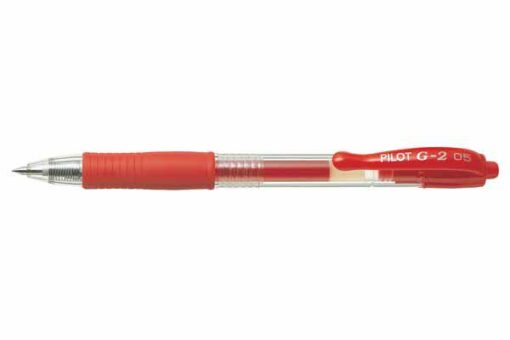 PILOT G-2 - POINTE 0.5 ROUGE