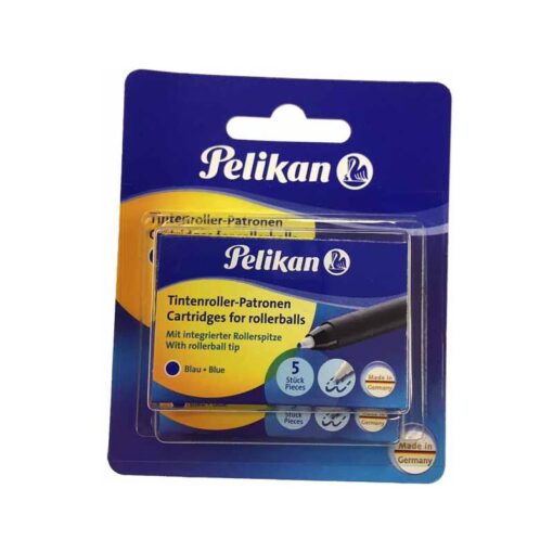 CARTOUCHE ROLLER PELIKAN BLEU 2 ETUIS 5 CARTOUCHES GRIFFIX + POUR SCHNEIDER