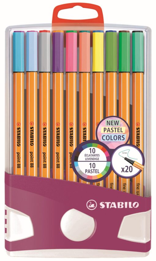 STABILO POINT 88 PASTEL PARADE