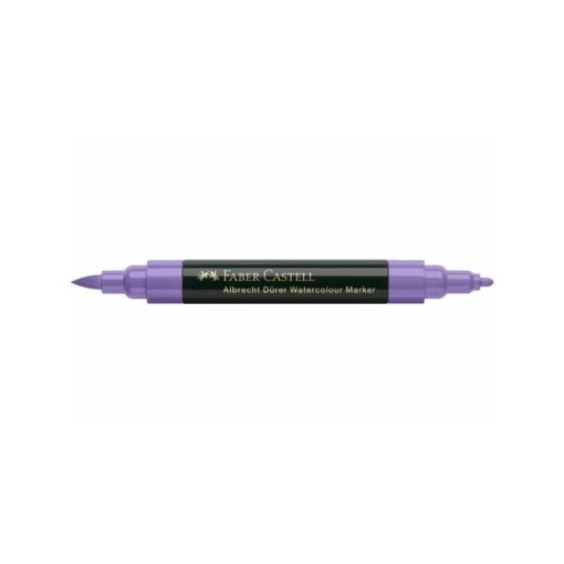 MARQUEUR AQUA VIOLET POURPRE FABER-CASTELL DOUBLE POINTE