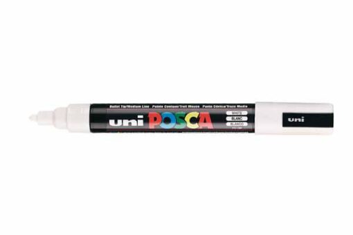 POSCA MARQUEUR BLANC 2.5MM CONIQUE MOYEN 3