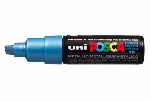POSCA MARQUEUR BLEU METAL BISAUTE LARGE 8MM