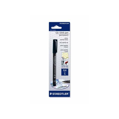 LUMOCOLOR CD/DVD F NOIR BLIST MARQUEUR PERMANENT DRYSAFE STAEDTLER