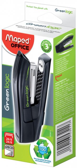 AGRAFEUSE MAPED GREEN 24/6 OUVERTURE 160° -EPAISSEUR 53MM