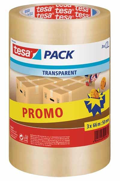TESA TRANSP  TOUR 3 RLX 50X66M ADHESIF POLYPRO PROMO