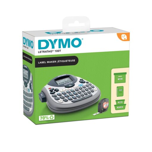 DYMO LETRATAG LT-100T ETIQUETEUSE PORTABLE LT100T AVEC 4 PILES AA NON FOURNIES