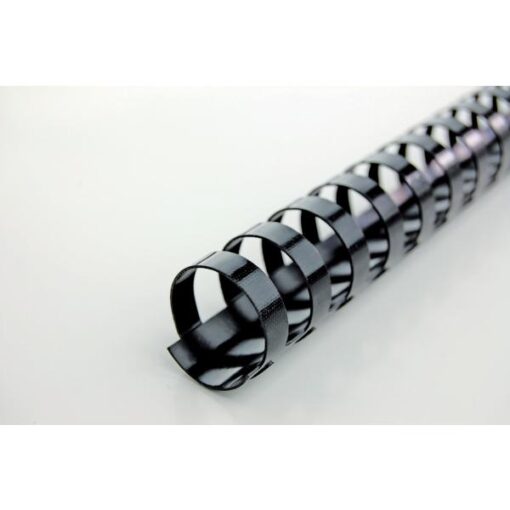 SPIRALES PLAST A4 51MM NOIRS PLASTIQUE JUSQUE 450 FEUILLES GBC - 50 PIECES
