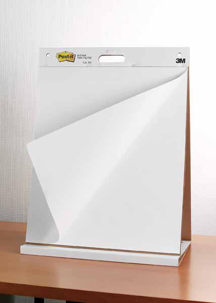 POST-IT MEETING CHART 58X50CM  BLOC 20 FEUILLES 508X584MM 20F