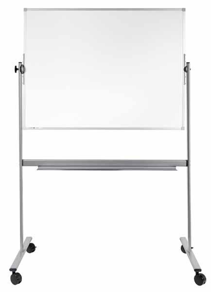TABLEAU BLANC ROTATIF 100X150 MOBILE ROULETTES DOUBLE FACE ROBUSTE GARANTIE 10ANS