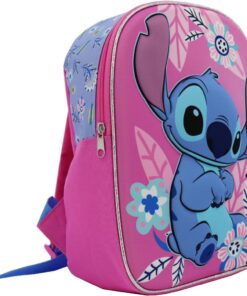 STITCH SAC A DOS 3D 32X12X26CM STITCH PINK