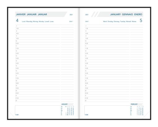 AGENDA DAILY FLORENCE 140X210 1JOUR/PAGE VERT
