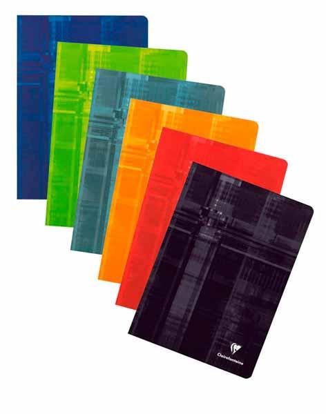 CAHIER CLAIRFONT A4 60F Q5 RGE CLAIREFONTAINE ROUGE AVEC MARGE 120P