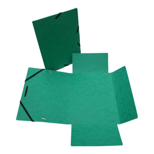 FARDE RABAT CARTON A5 VERT ELASTIQUES