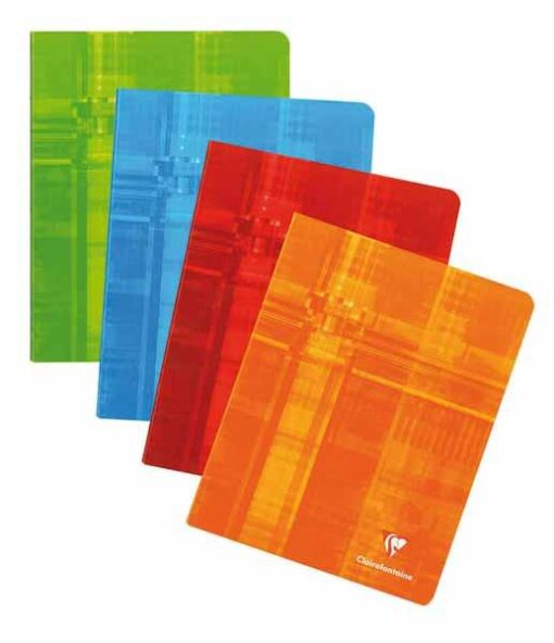 CAHIER CLAIREFONT A5 60F Q5 JN CLAIREFONTAINE JAUNE 120P AVEC MARGE
