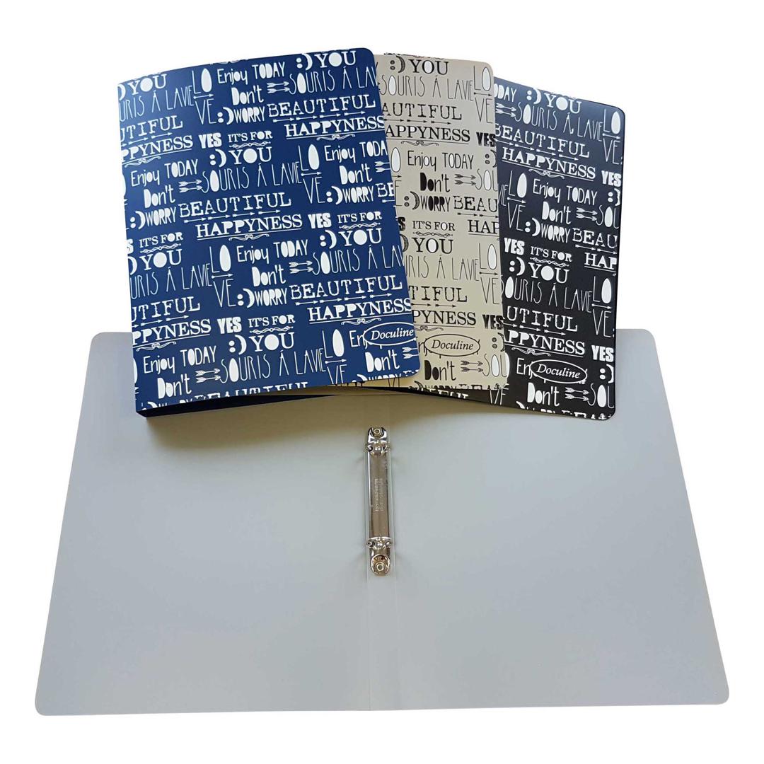 QUOTES CLASSEUR BRONYL 2A 16 MM - DOS 22MM - PP SOUPLE FORMAT 315X240MM