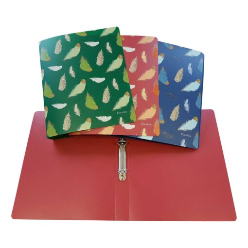 CLASSEUR A4 2A25 PP PLUMES BRONYL