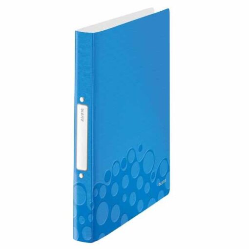 CLASSEUR WOW A4 SOUPLE BLEU POLYPRO DOS DE 35MM LEITZ 2 ANNEAUX