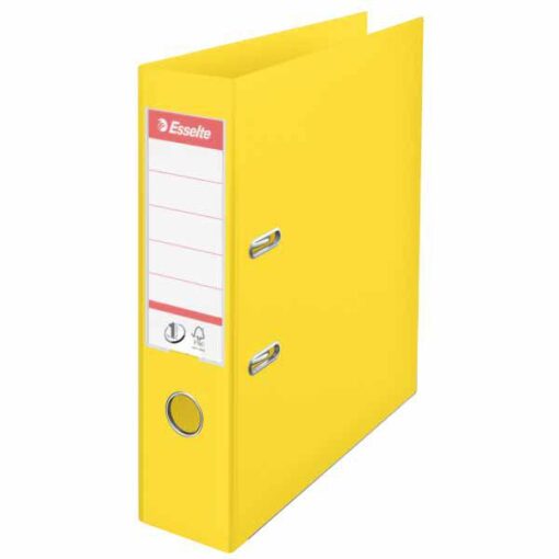 CLASSEUR SLT LEV 7.5C JAUNE CL CLASSEUR LEVIER ESSELTE  POLYPRO VIVIDA A4 JAUNE CLAIR