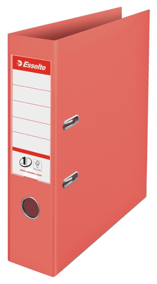 CLASSEUR SLT LEVIER 7.5CM CORA IL - ESSELTE POLYPRO VIVIDA A4 CORAIL