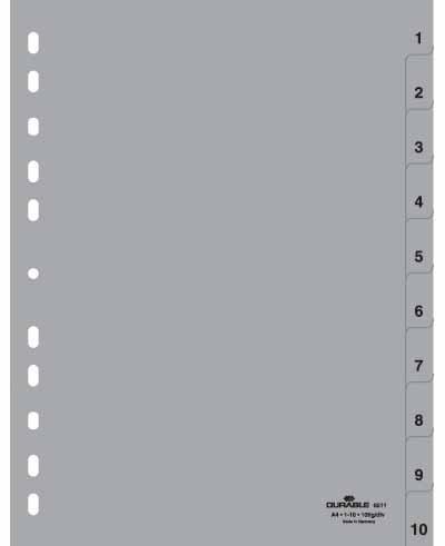 INTERCALAIRE DURABLE PP 1-10 POLYPRO - NUMEROTES