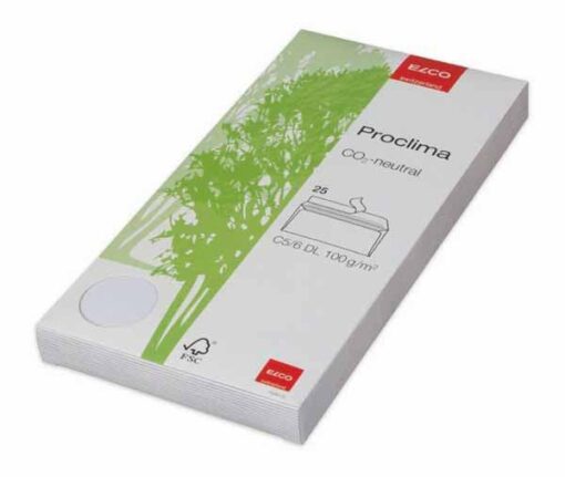 ENVELOPPE PROCLIMA 229X114 25P 100GR AMERICAINE US CELLO