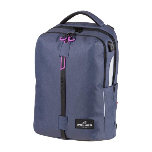 WALKER SAC A DOS ELITE BLUE-PI 32X46X23CM - 34 LITRES